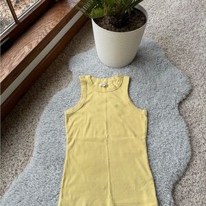Madewell Yellow Tank Top